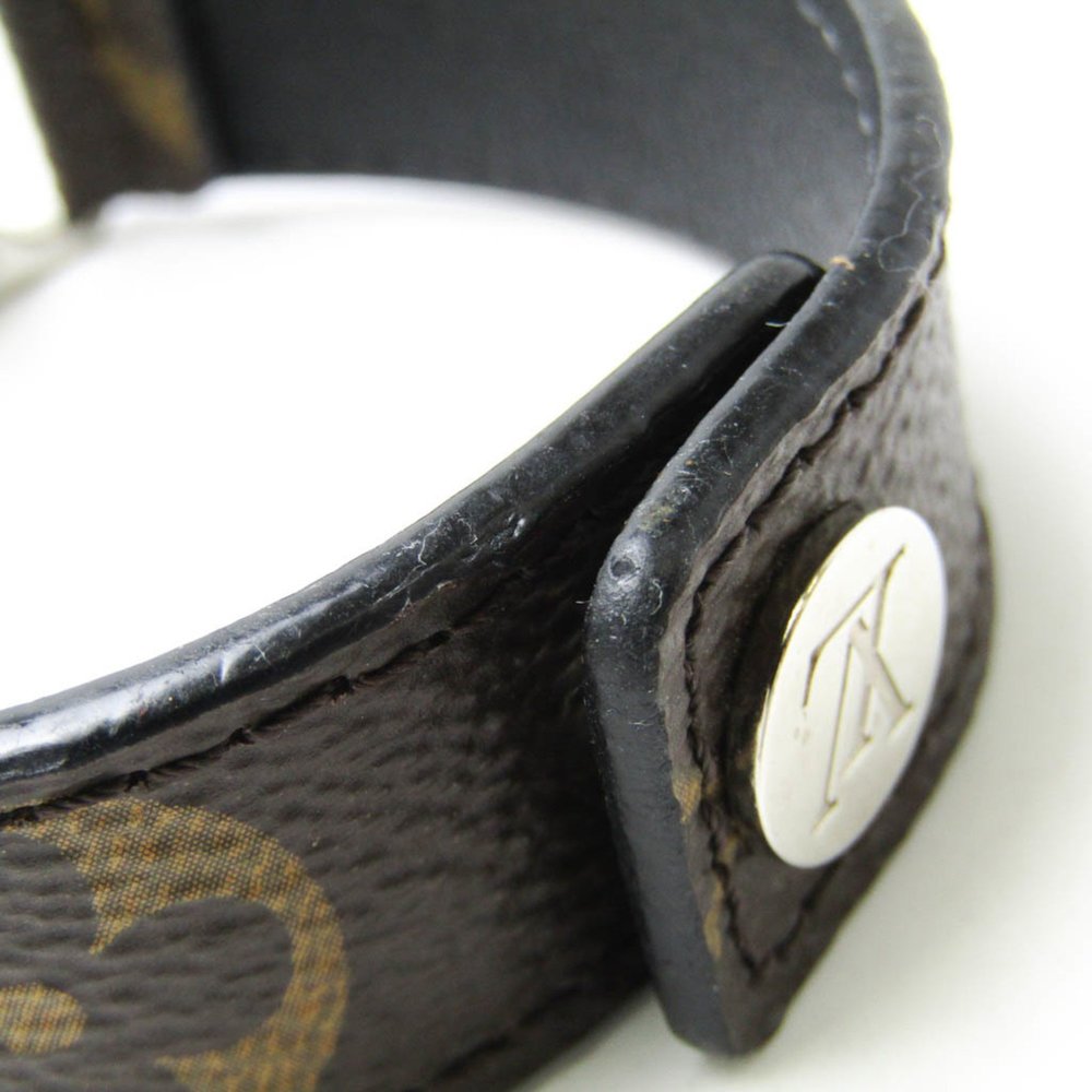 Louis Vuitton Hockenheim Bracelet M6141 Metal,Monogram Bangle Brown,Silver - Picture 3 of 12